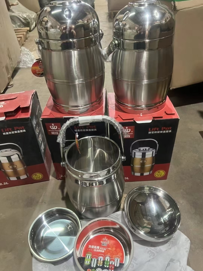 2L—3L碗盖双层保温提锅， 430个，18.5元/个