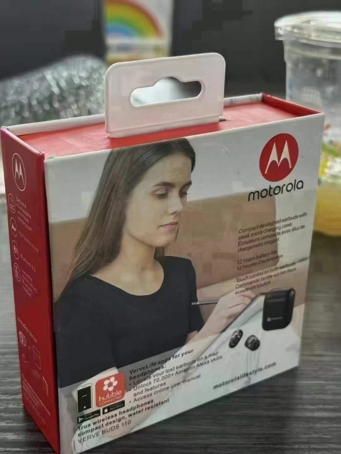 Motorola/摩托罗拉 蓝牙耳机到货 入耳式真无线蓝牙隐形降噪 整箱整件、一箱60pcs 