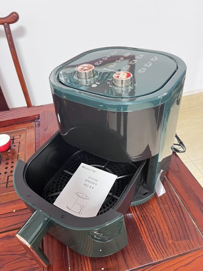 正品万宝品牌，透视款，空气炸锅， 双旋钮 品质非常好， 广东佛山工厂出品 80台 处理