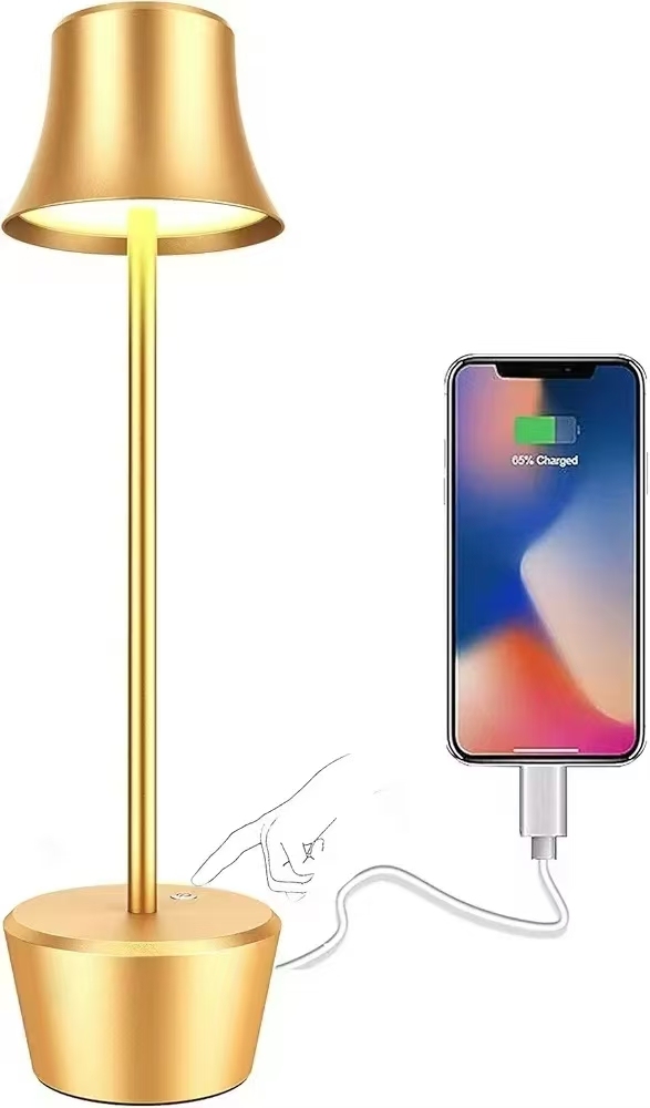 精品铁艺台灯 6000毫安充电电池 可以做移动电源，多个颜色 整齐靚货！