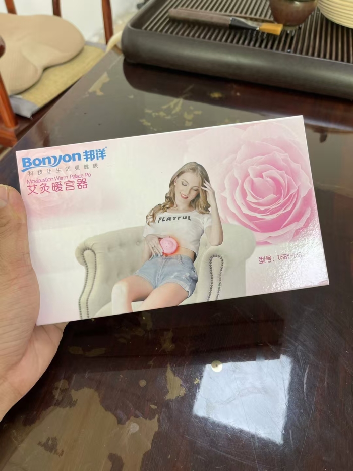 艾灸暖宫宝，充电款，背部可加精油，装箱数：64/箱；数量128个