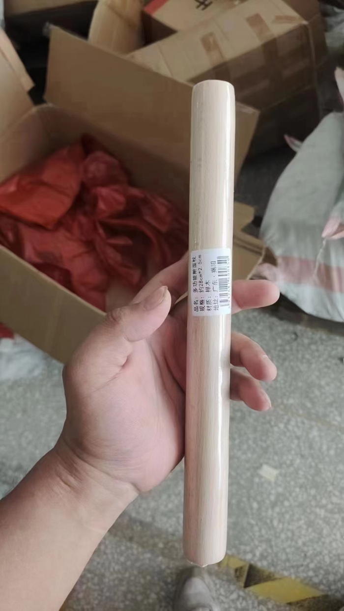 2000根家用实木擀面杖，榉木材质无漆无蜡不粘面，全清每根1.2元秒！