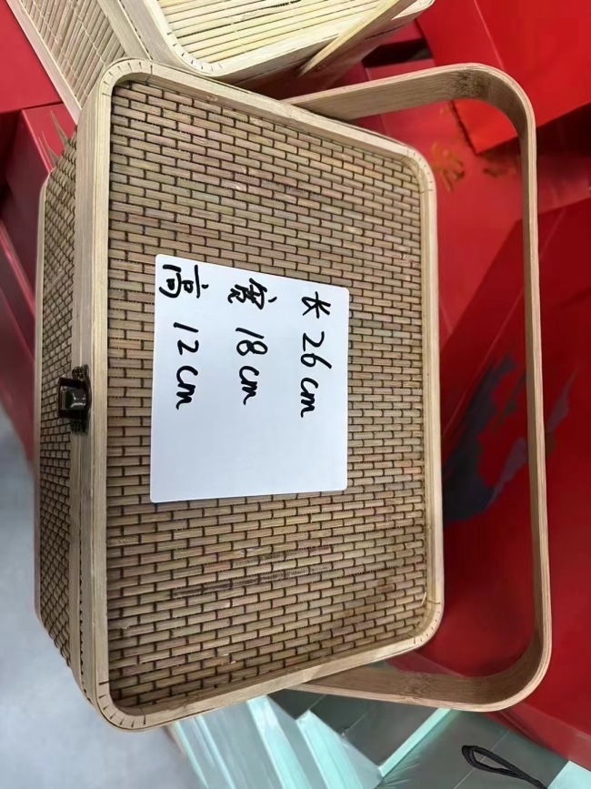 手工竹篮520个，5块钱清