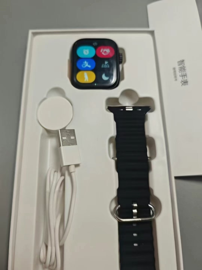 s9 max pro智能手表，支持离线支付，黑橙两色共500pcs,低价抛