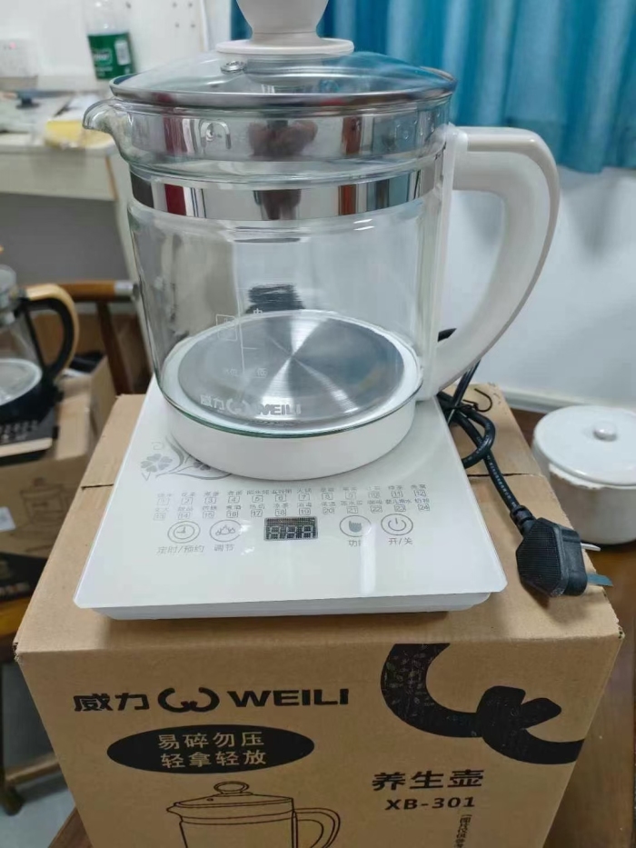 正品威力养生壶894台 ​1.8升国标机器 ​全铜线+高硼硅玻璃+EMC ​全清价格只要25元，少量另算