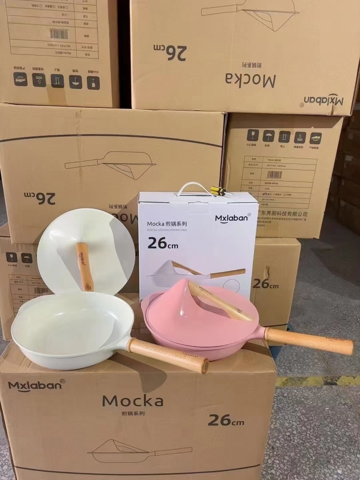 Mxlaban 二代 焖煎锅，全部彩盒包装，原箱原件！数量 1400 个，盖子是有专利的！