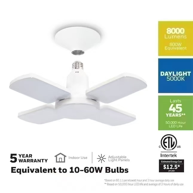 品名：Honeywell超亮四叶灯 配置：110V LED 100W 尺寸： 13×13×17.5厘米 重量：701克 规格： 一箱12台/ 数量312