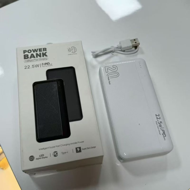 实标2万毫安快充充电宝，1200套，22.5瓦双向快充，原件独立包装，质量嘎嘎好。