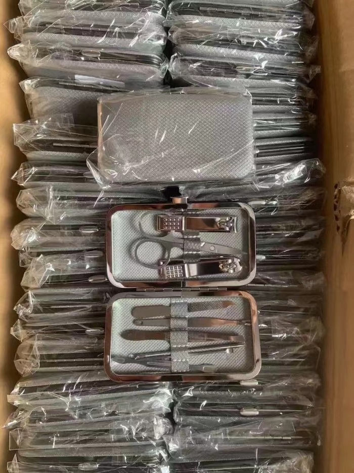 500套指甲刀9件套便携美甲套装，全清每套2.3元秒！