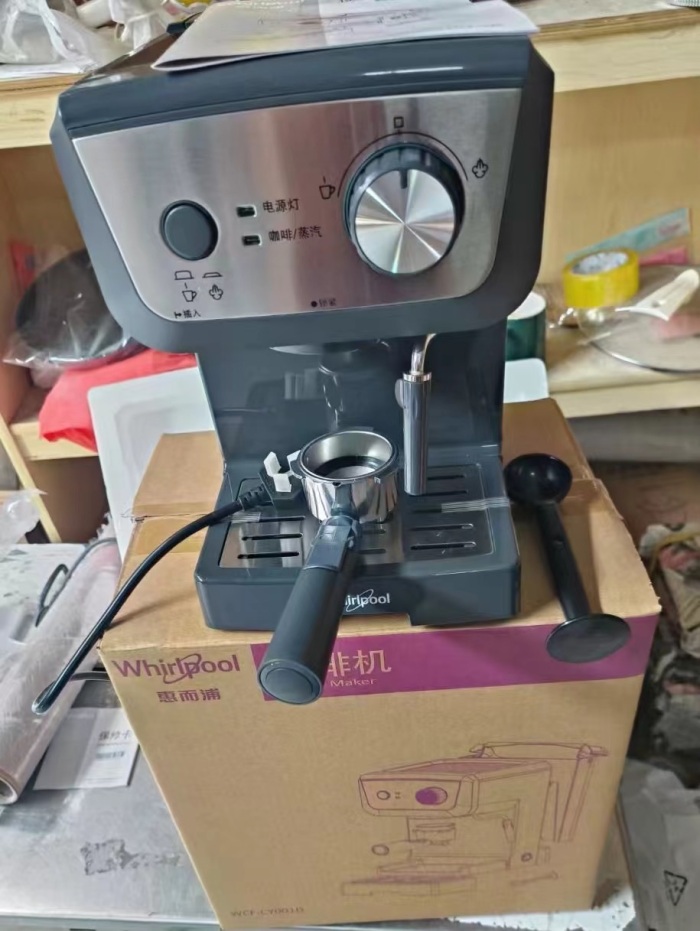 惠而浦品牌，咖啡机，双层包装 ​处理！