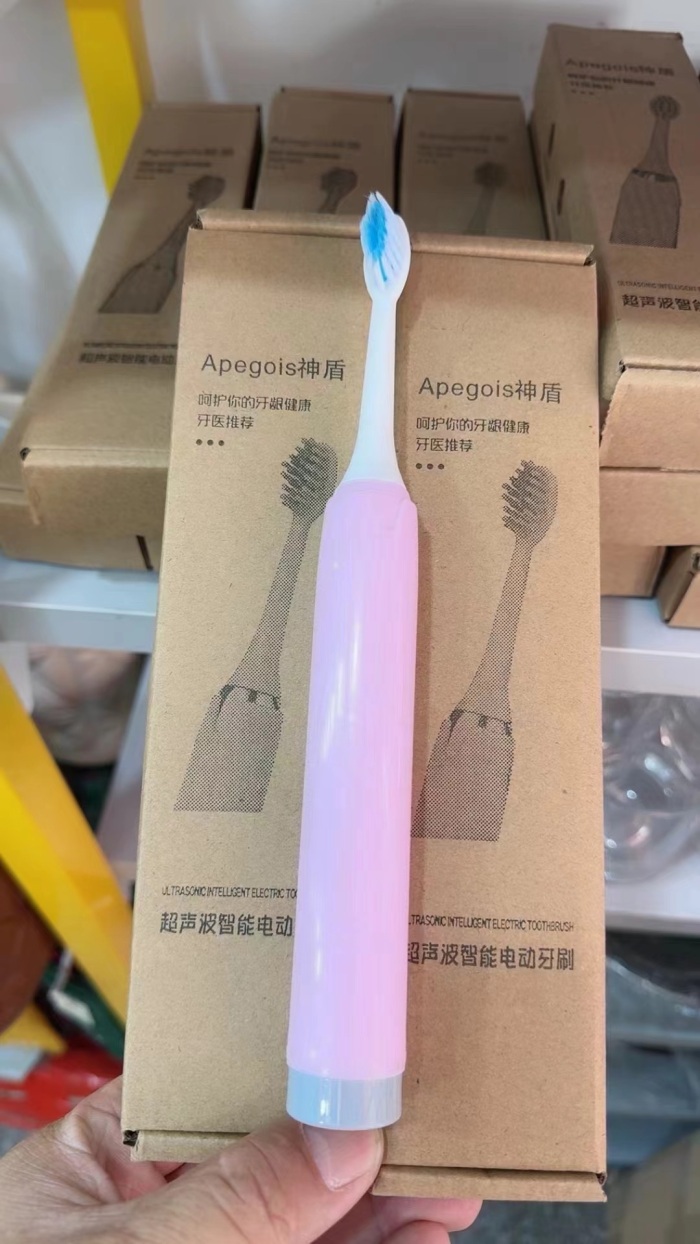 电动牙刷5万支，装电池款（5号电池1个），独立包装，原箱原件，