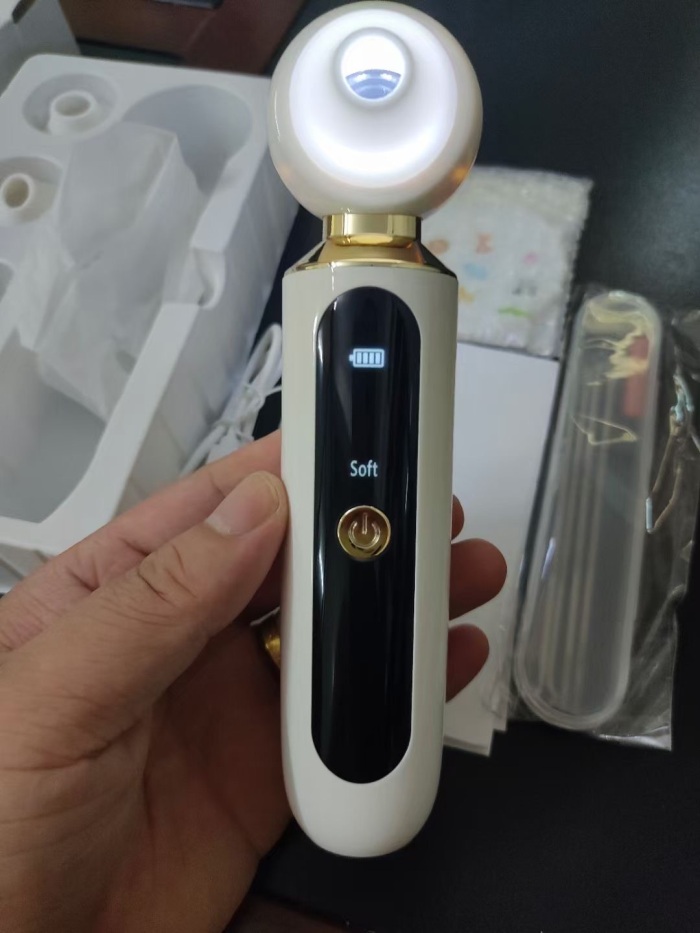 吸黑头仪，三个头，配件齐全，几百盒。