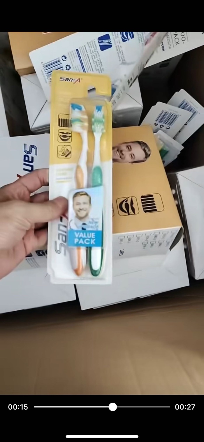 牙刷30多万盒，装柜的老大来，机会只有一次