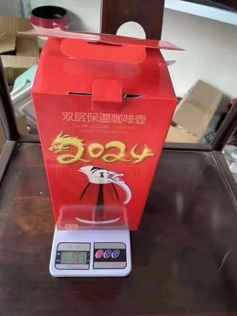2.0双层咖啡壶入库20件，一件36个装，特价15💰
