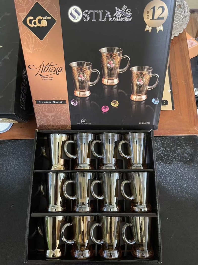 杯子套装，高端套杯礼盒最后2000套左右，出口美国，品质做工哇塞。 送礼 直播 都OK