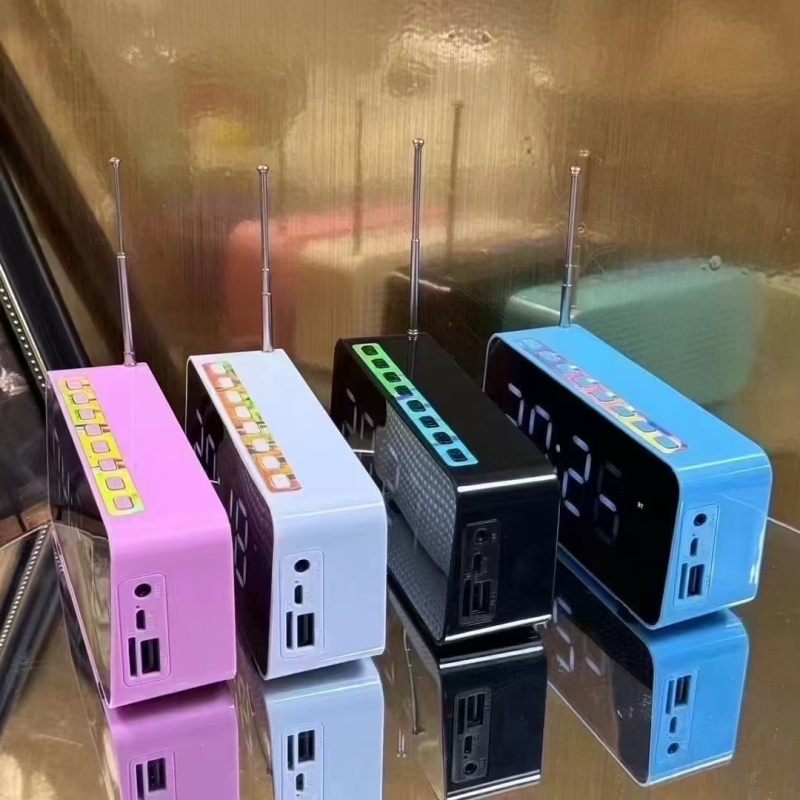 闹钟蓝牙音箱800套 一箱100套，箱规48.5x32x42