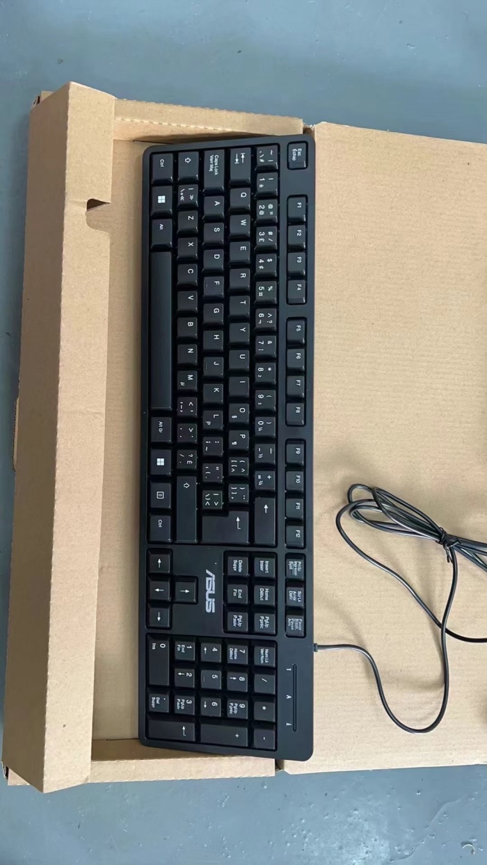 1300pcs原装华硕USB办公键盘，一箱10pcs，1x元处理