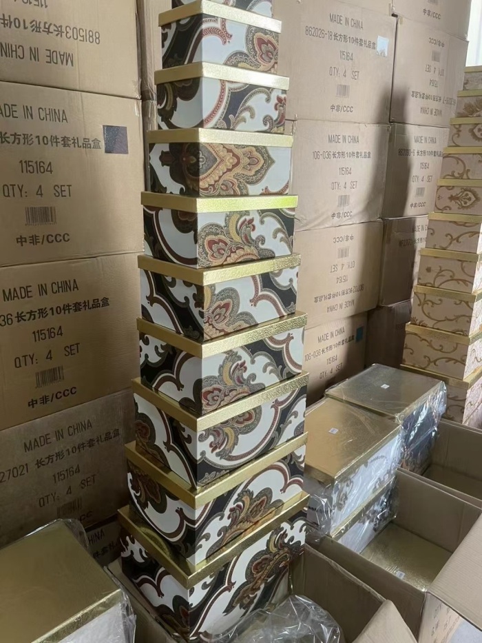 10件套 外贸礼盒 收纳盒 15吨 低价清了 10-piece set, foreign trade gift box, storage box, 15 tons, cleared at a low price