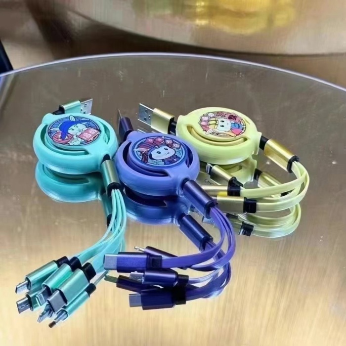 金属一拖三数据线6000套，带包装