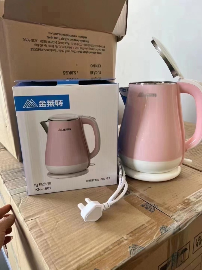 金莱特品牌烧水壶，做工精致，两个颜色，工厂特价1500台