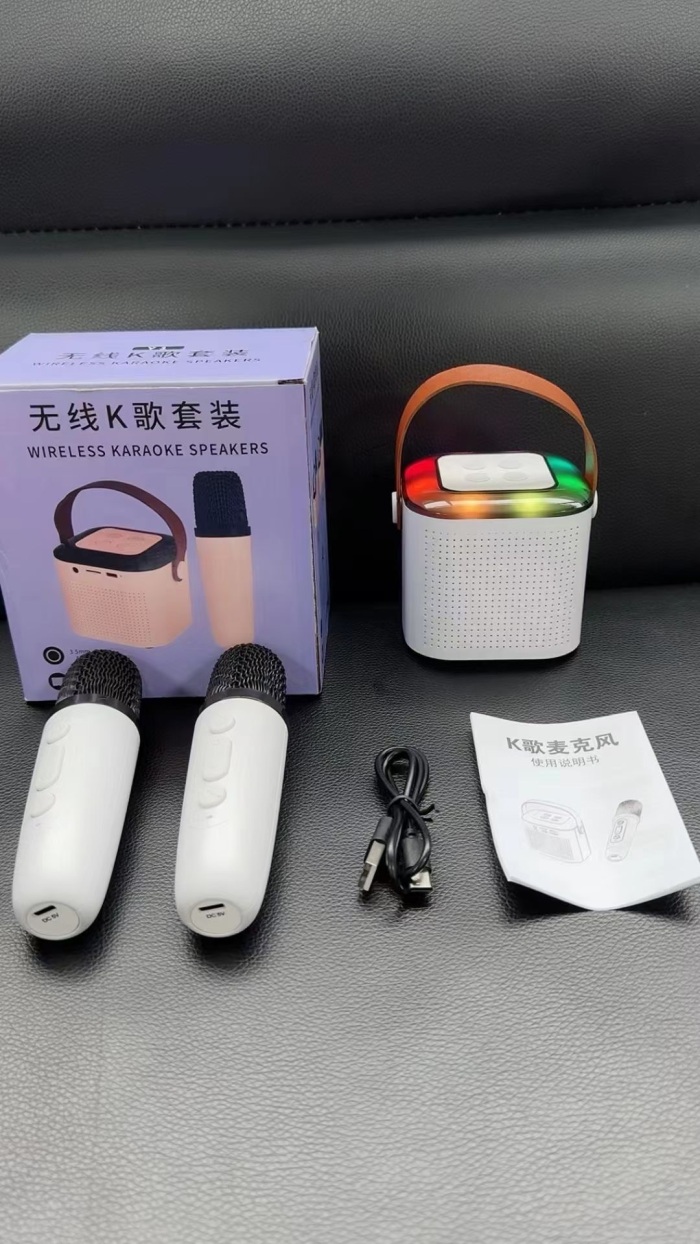 Y1爆款双麦克风，蓝牙音箱，一箱30套，两个颜色，工厂特价5000套，价格美丽