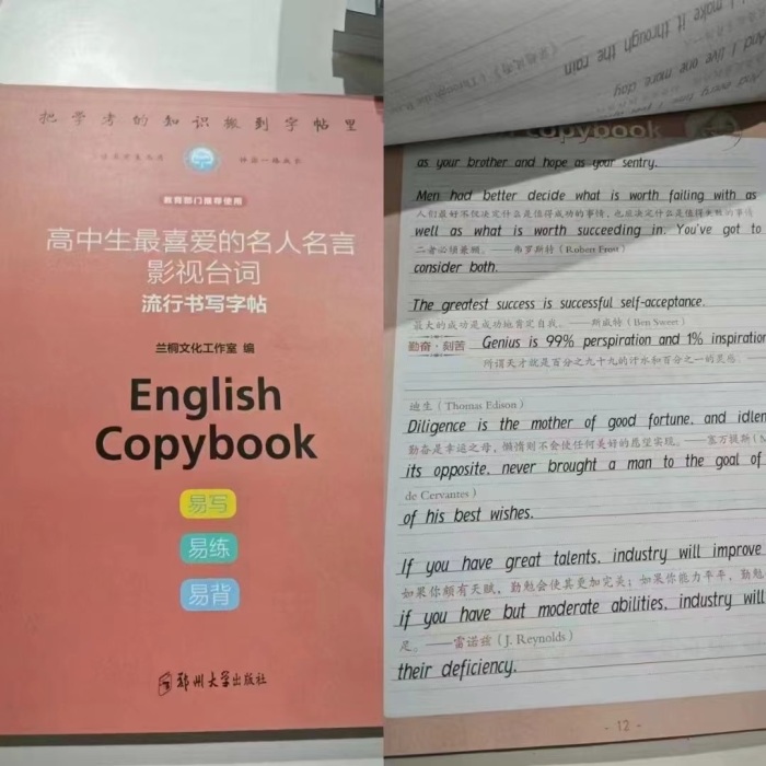 练字贴50吨处理，涨知识 吃大货的来