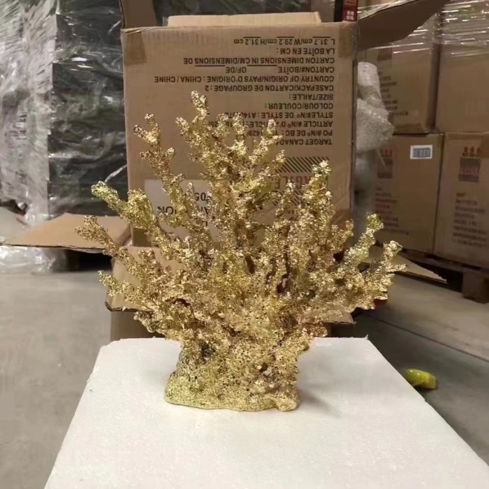 珊瑚摆件420pcs，2/箱，210箱 箱规尺寸：43*34*35