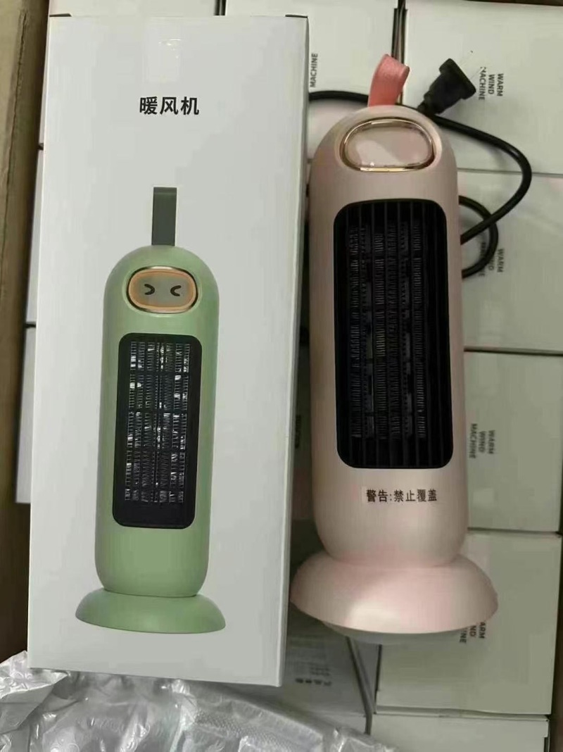 桌面暖风机立式取暖器，2760套，大厂货带3C认证，800W，全新整齐，
