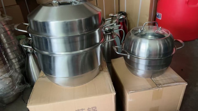 304蒸锅带独立包装，最后2吨 清货15500一吨