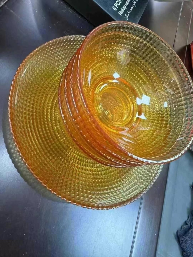 餐具套装康宁波点6件套，到货1000套，双盒安全包装，贴单发货，