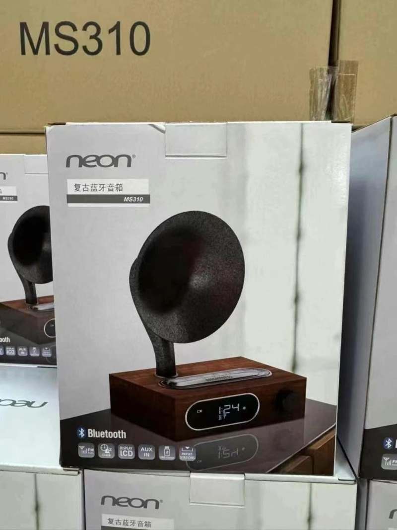 复古蓝牙音响 Neon香港品牌400个[得意]