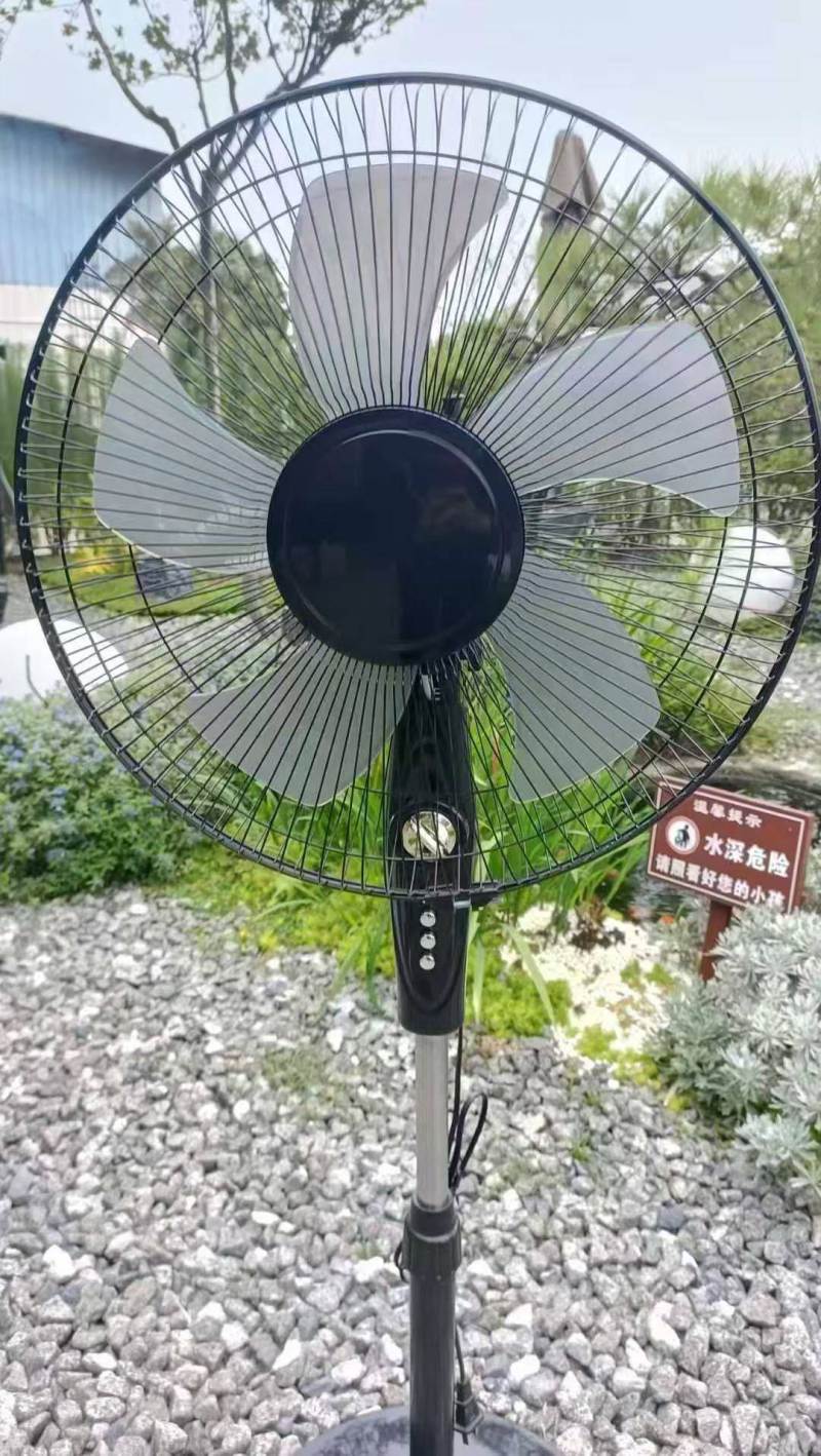 小盼熊落地扇 16寸， 铁网，铁杆，重底盘，带定时 包装尺寸49.5*18*44cm，一箱一台 数量160台