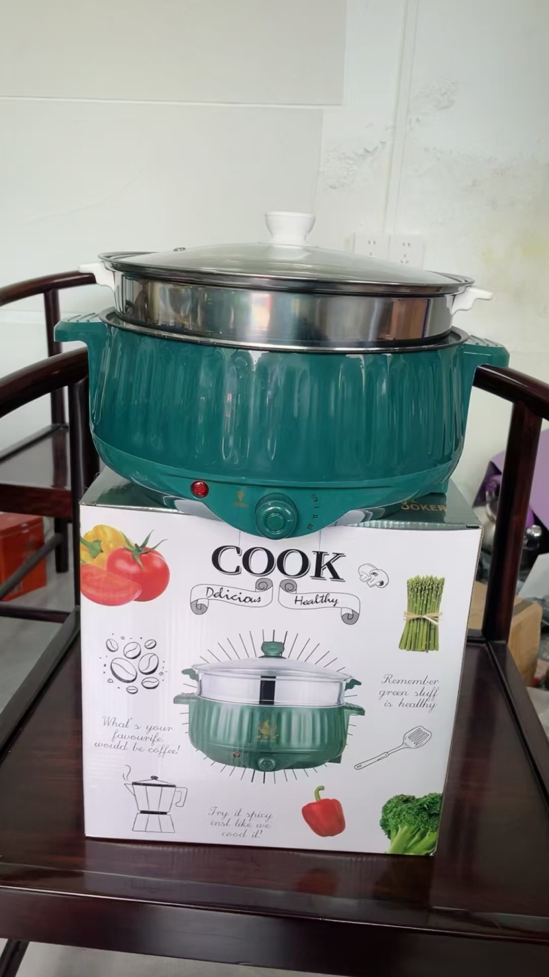 南瓜🎃28电煮锅单层，双层各20件，一件20个装！原箱原件，带彩盒！ 单层特价22💰 双层特价26💰