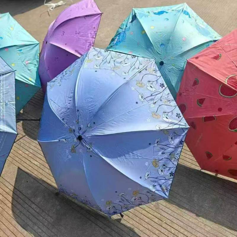 黑胶防紫外线晴雨伞50000支，支持分货