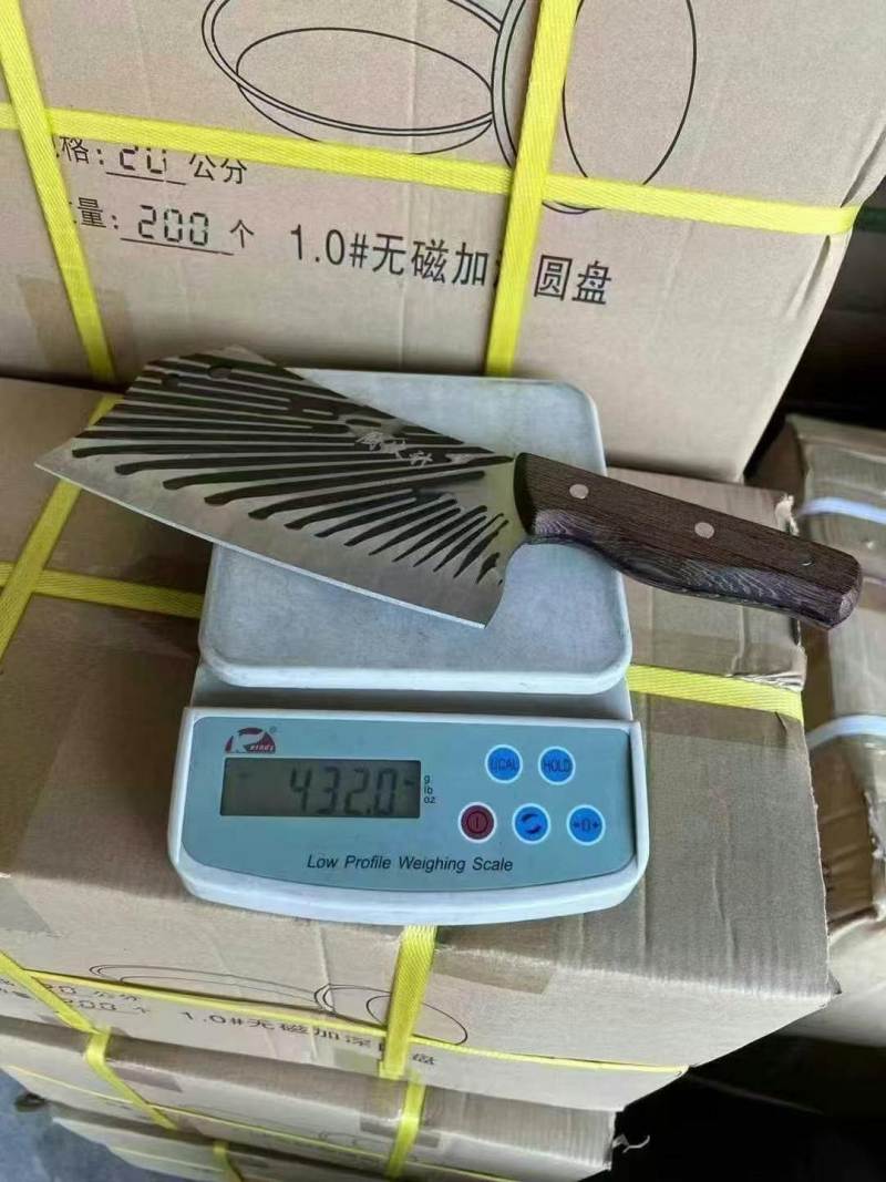 网红刀 1500张，高端货 实木手柄，高颜值，440克 重 原件处理 ​7.5元一把