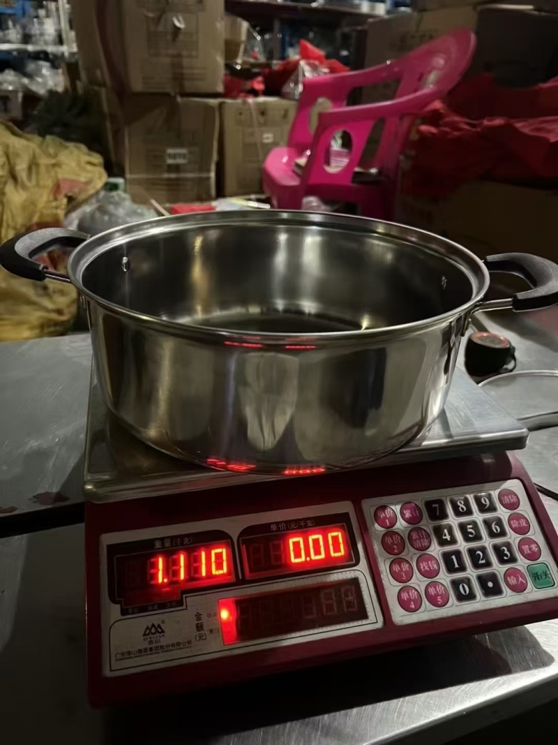 28带磁430材质火锅，处理剩760个，每件装40个，8💰