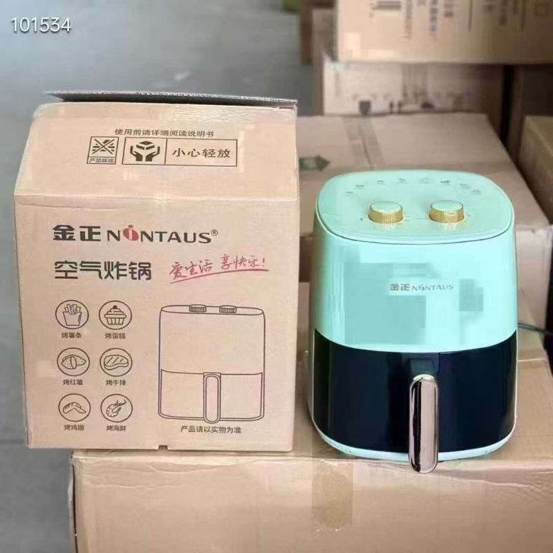 金正6升可视空气炸锅AF-6001 一箱一台 功率:1360W 毛重:3.5kg 外箱尺寸:320*320*340mm ​69元一台