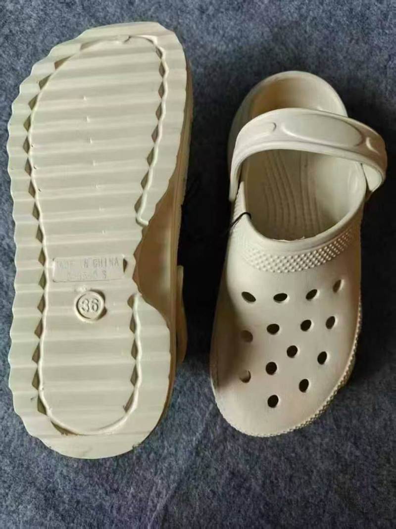 一等品男女洞洞鞋1500双，4.5一双