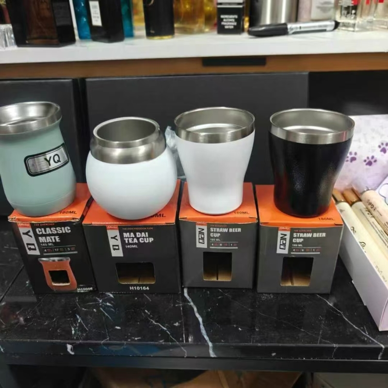 双层真空啤酒杯3000来个，废料价格3块一个，精品包装，手工超好，品质完美