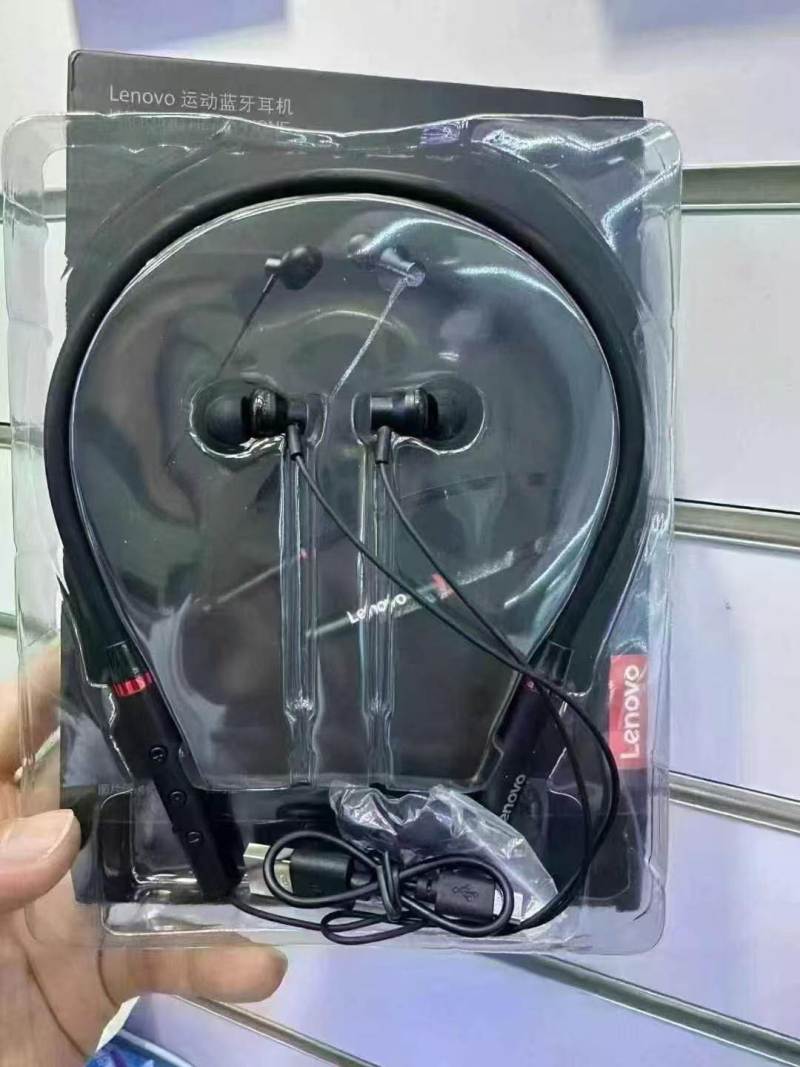 联想HE05X挂脖运动蓝牙耳机，原箱原件塑封包装，100套/箱，到货5900pcs