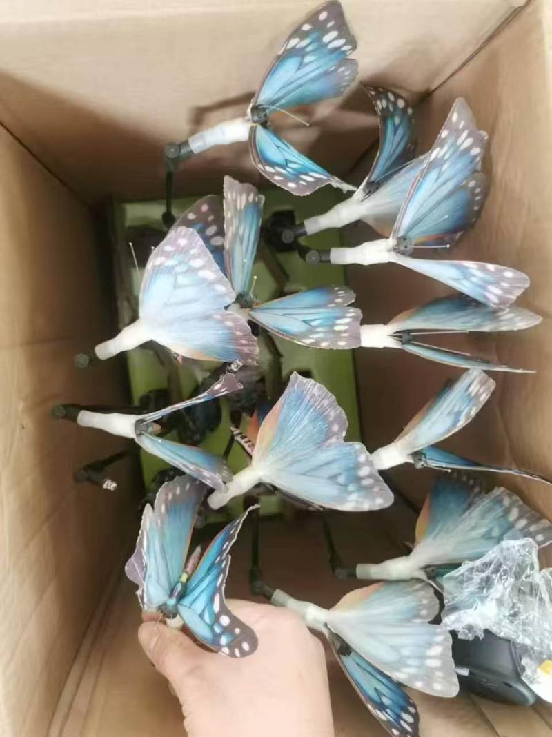 太阳能的草坪地插灯蝴蝶和花朵 1000多套