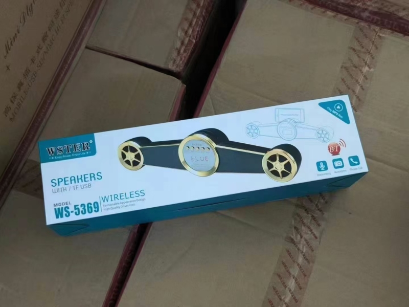 品牌WS_5369蓝牙音响，蓝牙，USb，插卡，收音机，3.5音频输出，4个颜色，40pcs/ctn，数量4000pcs