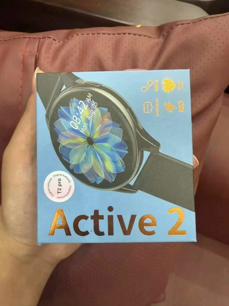 220套，T2pro，App智能手表通话心率血压监测来电提醒，微信，QQ，多功能学生成人蓝牙手表，全新整齐
