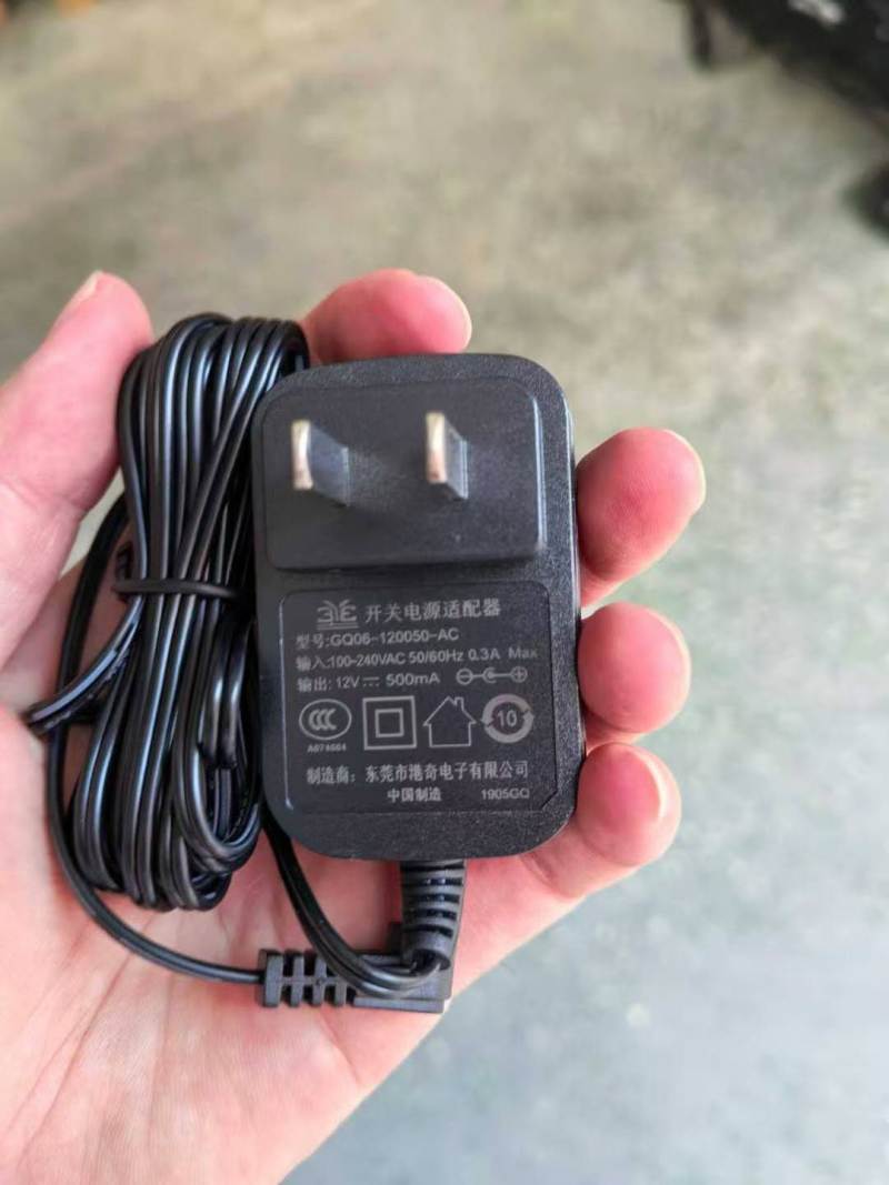 原装港奇12v0.5a电源适配器 全新原件 线2米长 接口5521 数量57000pcs