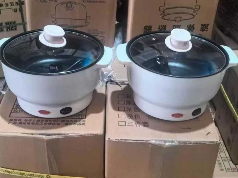 20公分电煮锅， 300个左右，💰11.5一个。