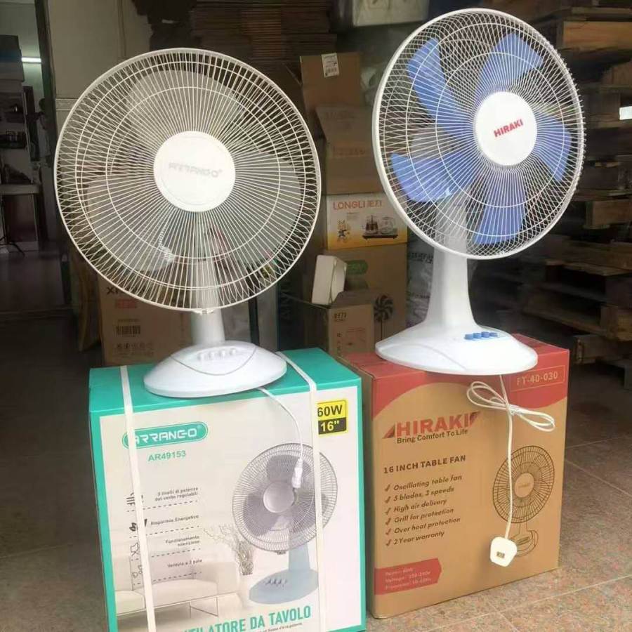 16寸台扇，铜电机300台